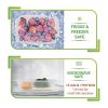 [50 pack, 17oz] Food Storage Containers With Lids - Plastic Containers