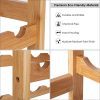 HOMECHO 20 Bamboo Wine Display Bottles Storage Rack Free Standing