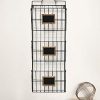 Wall File Holder with Wood Handle