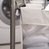 Seville Classics Deluxe Mobile 3-Bag Heavy-Duty Laundry Hamper Sorter Cart