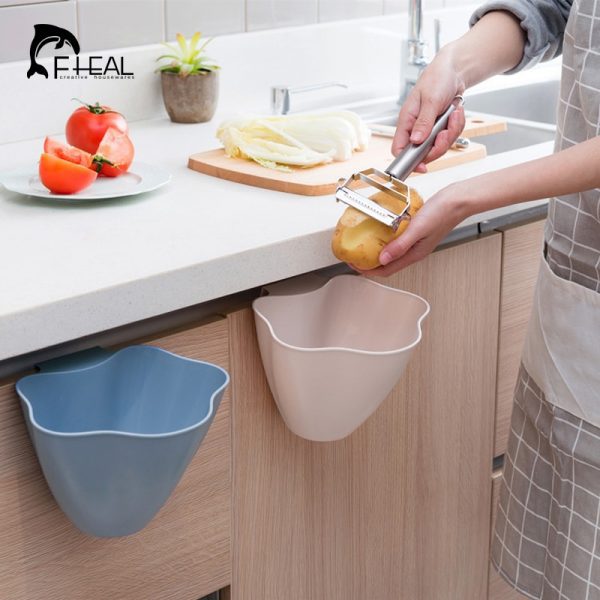FHEAL Multifunction Kitchen Cupboard Door Hanging Garbage Cans