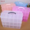 Free shipping 3 layers 30 grid removable storage box in a covered storage box