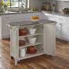 Liberty Kitchen Cart with Stainless Steel Top - White, the Ultimate Solution for Kitchen Storage and Organization