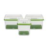 Rubbermaid FreshWorks Produce Saver - Extend Freshness with CrispTray and FreshVent Technology, 3-Piece Set