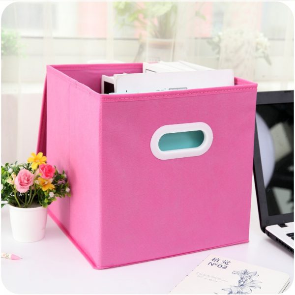 Spinning Cloth Folding Cover Storage Box With Handle Storage Box Finishing