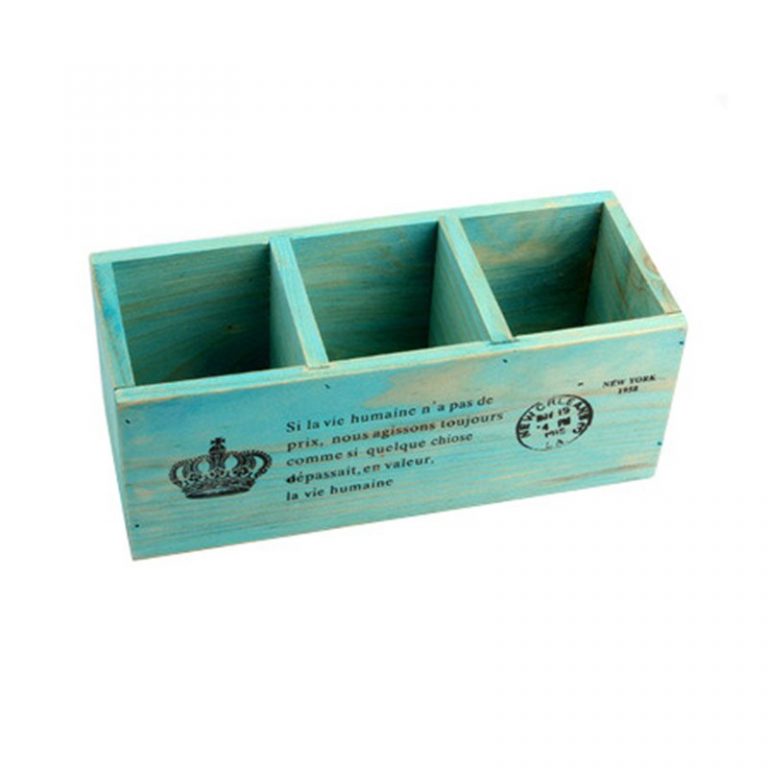 Home & Garden Multifunction Wooden Storage Boxes Wood Box Pencil Case Desktop Storage Case Office Desk Organizer Home Decor