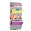 Soft Fabric Wall Mount/Over Door Hanging Storage Organizer