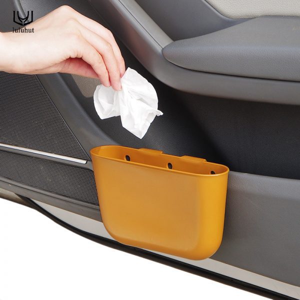 luluhut hanging car storage box car waste bin at back of seat storage