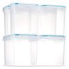 Komax Biokips Dry Food Storage Containers | Set of 6 Airtight Canisters for Pantry Organization | BPA-Free, Freezer, and Dishwasher Safe