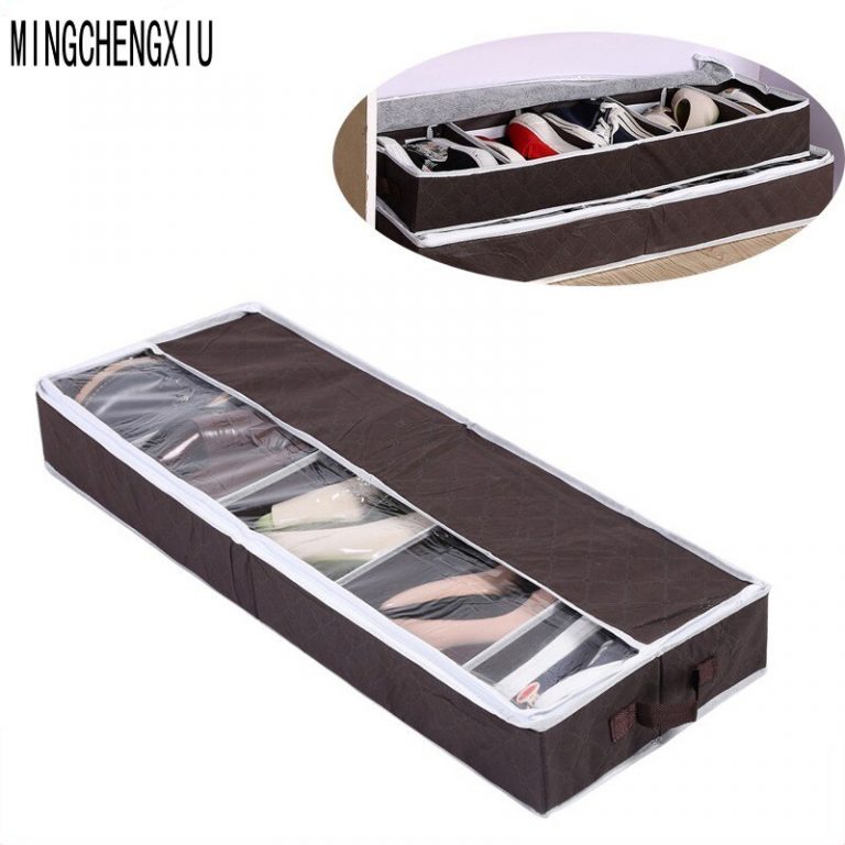 High quality Non-woven shoe bag storage boxes Wall cabinet closet organizer shoes boite de rangement container shoe storage box