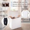 MCleanPin Collapsible Double Laundry Hamper with 2 Sorting Liners