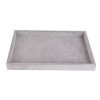 Stylifing Jewelry Tray Showcase Display Organizer Holder Storage Stackable Grey Velvet Empty Plate for Brooch Watch Necklaces Bracelet Ring Earrings