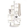12-Tier Extra Capacity Jewelry Organizer Holder Stand Tower Tree
