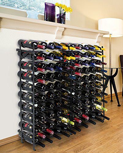 Sorbus Display Rack Large Capacity Wobble-Free Shelves Storage Stand for Bar