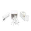 Poppin 10 Piece Set Fresh Start Desk Collection (White)