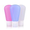 3Pcs Travel Silicone Refillable Packing Bottle