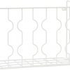 Simple Houseware Wall Door Mount Kitchen Wrap Organizer Rack, White