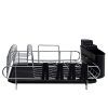 Professional Dish Drying Rack - Large Capacity Kitchen Organizer with Antimicrobial Drain Board
