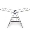 Cresnel Stainless Steel Clothes Drying Rack – Adjustable Gullwing and Foldable for Easy Storage – Rust-proof for Indoor and Outdoor Use