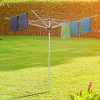 Drynatural Collapsible 4-arm Rotary Outdoor Umbrella Drying Rack Clothes