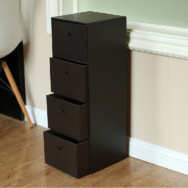 Europe Chocolate Coffee Color Room Drawer Organizer for Clothing Toys