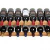 Finnhomy 18-Bottle Stackable Natural Bamboo Wine Display and Storage Rack