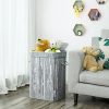 SONGMICS Bamboo Laundry Hamper Storage Basket Foldable Dirty Clothes Box
