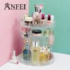 360-degree rotating multi-functional acrylic cosmetic storage box simple