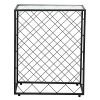 Smartxchoices 32 Bottle Wine Rack Table Heavy Sheet Glass Finish Top Free