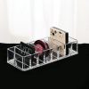 Fashion Clear Acrylic 8 Slots Cosmetic Organizer Powder Storage Box Household