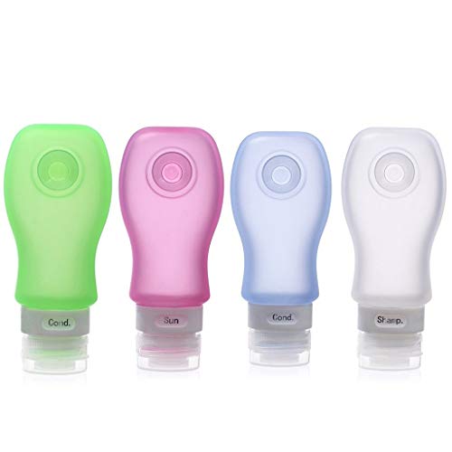 Squeeze Silicone Liquid Travel Bottles TSA Approved