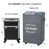 WOWLIVE Large Rolling Laundry Hamper Basket with Wheels Durable Dirty Clothes