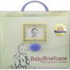 Baby Briefcase Baby Paperwork Organizer, Mint/Periwinkle