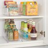 mDesign Plastic Food Packet Kitchen Storage Organizer Bin Caddy
