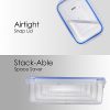 8-Piece Food Storage Container Set - Airtight Solutions for Fresh and Organized Kitchen Storage