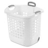 STERILITE 12248004 Laundry Basket, 62 L, White