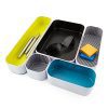 Three By Three Seattle Drawer Organizer Pack of 5 - Stylish Storage for Snacks and Desktop Essentials
