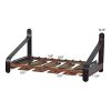 Rustic State Wall Mounted Wood Wine or Liquor Bottle Storage Holders
