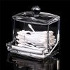 Clear Cotton Swabs Box Plastic Holder Cotton Swabs Stick Storage Box Case