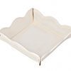LISRSC Leather Valet Tray for Women,Trinket Jewelry Cosmetic Organizer Catchall Tray for Desk Dresser Nightstand (Off White)