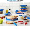 40-Piece Airtight Food Storage Containers Set - Keep Leftovers Fresh and Organize with Confidence