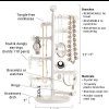12-Tier Extra Capacity Jewelry Organizer Holder Stand Tower Tree