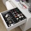 Valdler Velvet Stackable 36 Grid Jewelry Tray Showcase Display Organizer