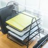Mesh Office Desk Accessories Organizer Set - 6 Pieces
