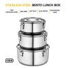 Stainless Steel Containers with Lids