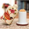 Panda Legends Multipurpose Ceramic Toothpicks Holder - A Creative Desk Organizer and Ornament in One! #White