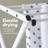 Hamilton Beach 83110 Foldable Clothes, Indoor Accordion Drying Rack, White