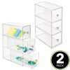 mDesign Home Office, Desk Organizer Storage Station for Storing Gel Pens