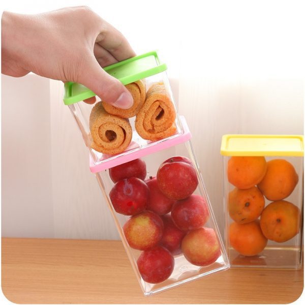 Plastic Food Storage Box Grain Container Kitchen Organizer Kitchen Organizer