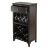 Winsome 92745 Ancona Wine Storage, Dark Espresso